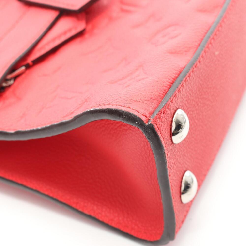 Louis Vuitton Pont Neuf Handbag Leather Monogram Empreinte Red - Picture 5 of 7